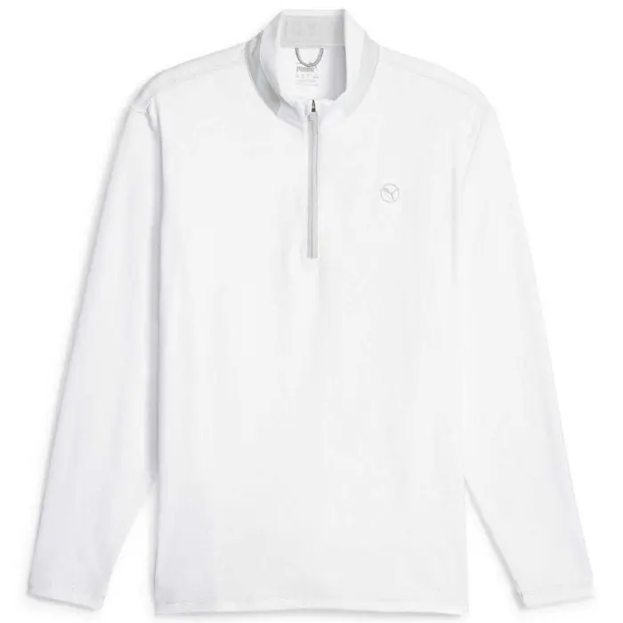 Lightweight 1/4 Zip Genser Herre Hvit