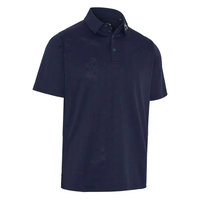 Odyssey Ventilated Jaquard Pique Herre Navy