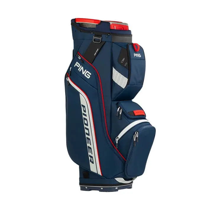 Pioneer Trallebag Navy/Platinum Red