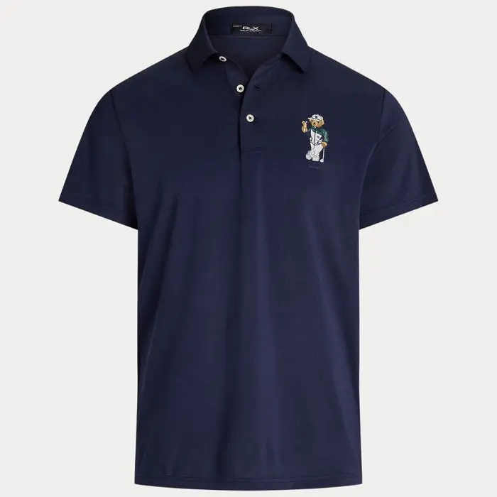 Polo Bear Pique Herre Navy