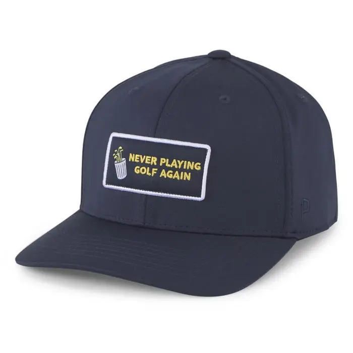 Never Playing Golf Again Caps Navy