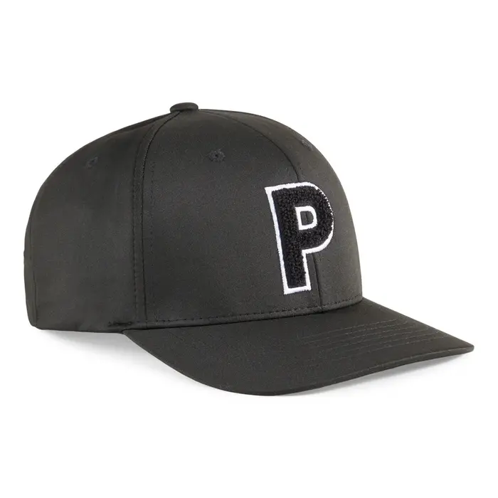 Chenille P Caps Svart
