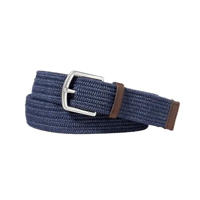 Flettet Belte Herre Navy