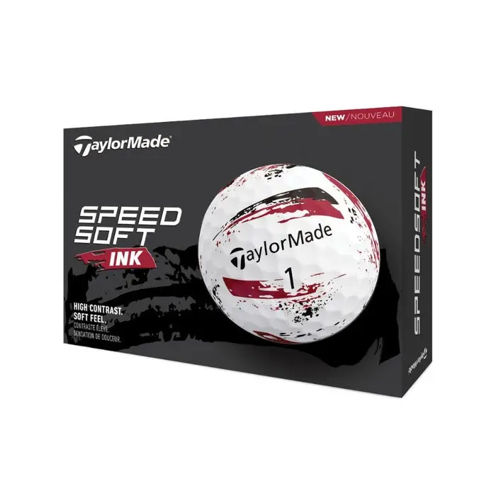 SpeedSoft Ink Golfball Rød/Hvit