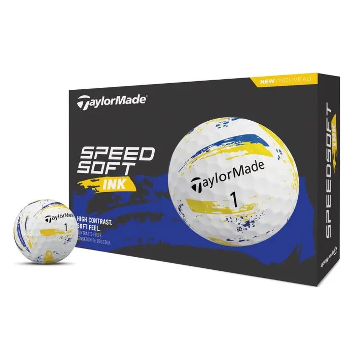 SpeedSoft INK Golfball Gul/Blå