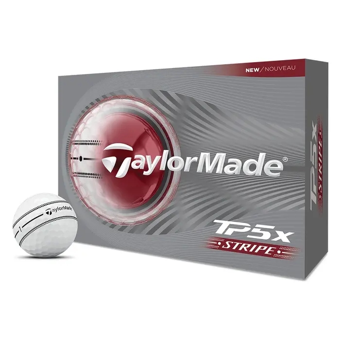 TP5x Stripe Golfball Hvit