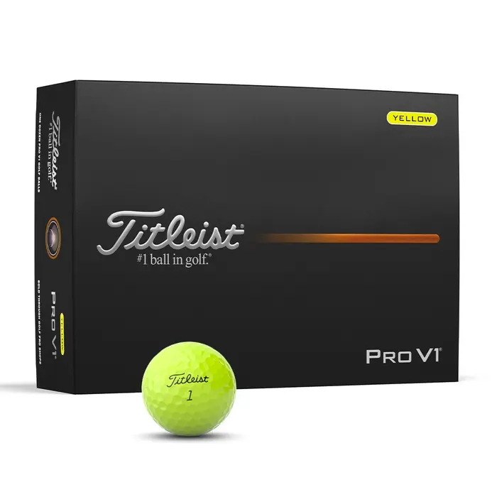 Pro V1 Golfball Gul