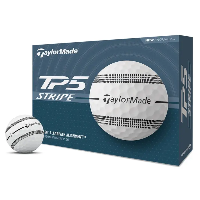 TP5 2024 Stripe Golfball Hvit