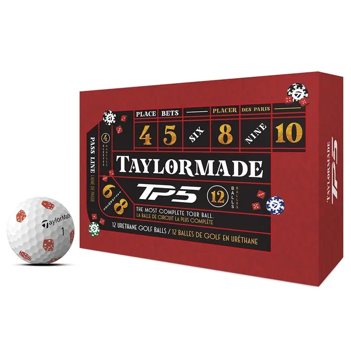TP5 pix Dice Golfball Hvit