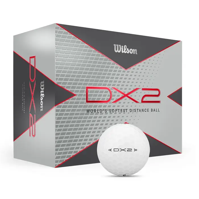 DX2 Soft Golfball Hvit 2 Dusin
