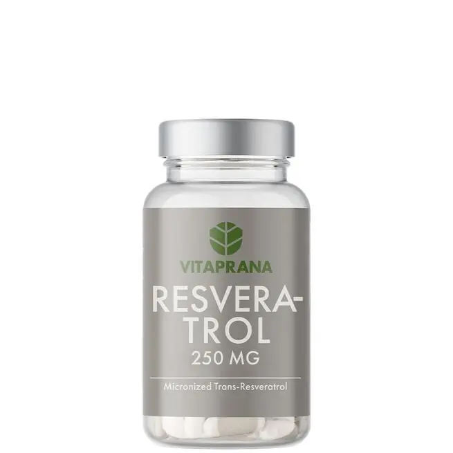 Resveratrol 250 mg 60 kapsler