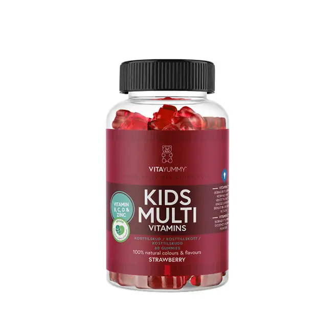 Multivitamin Barn 60 Gummies Jordbær