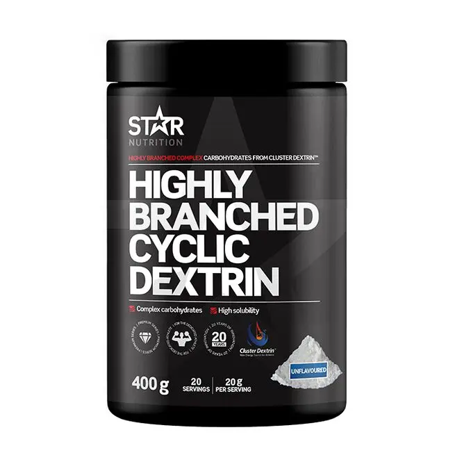 Highly Branched Cyclic Dextrin Maltodextrin uten smakstilsetning 400 g