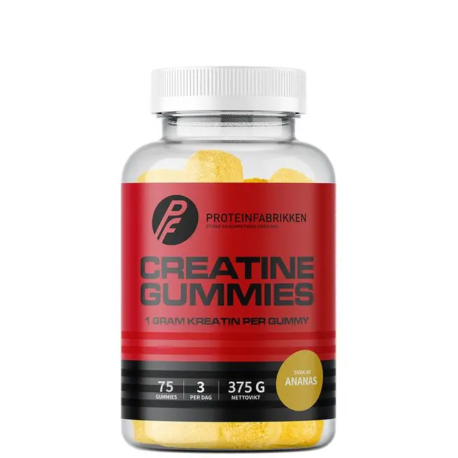 Proteinfabrikken Creatine Gummies 75 gummies Pineapple