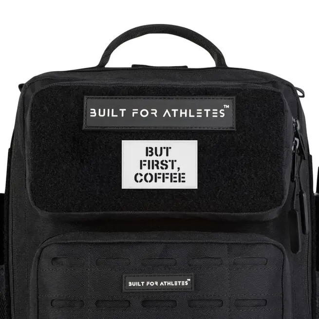 Built for Athletes But First Coffee Velcro Patch
