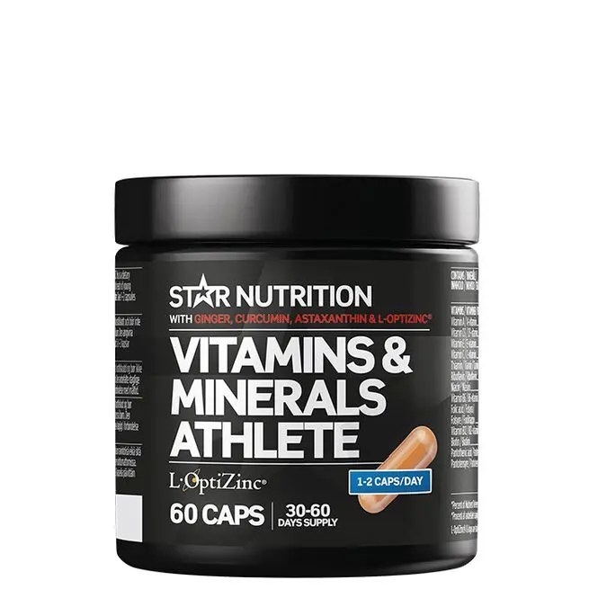 Ultimate Vitamins & Minerals Athlete 60 kapsler