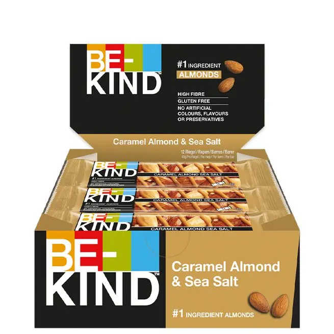 12 x BeKind Core Bar 40 g Caramel Almond & Sea Salt