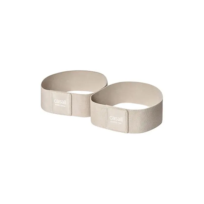 Casall Resistance Band 2-Pack Light Cashmere
