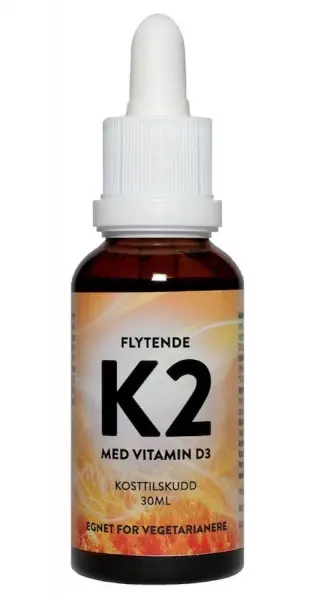 Flytende K2 med vitamin D3