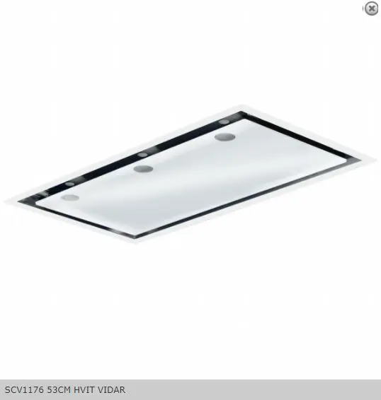 Silverline ventilator Sentralventilasjonsmodell 75CM hvit Vidar SCV 1176-75 HV