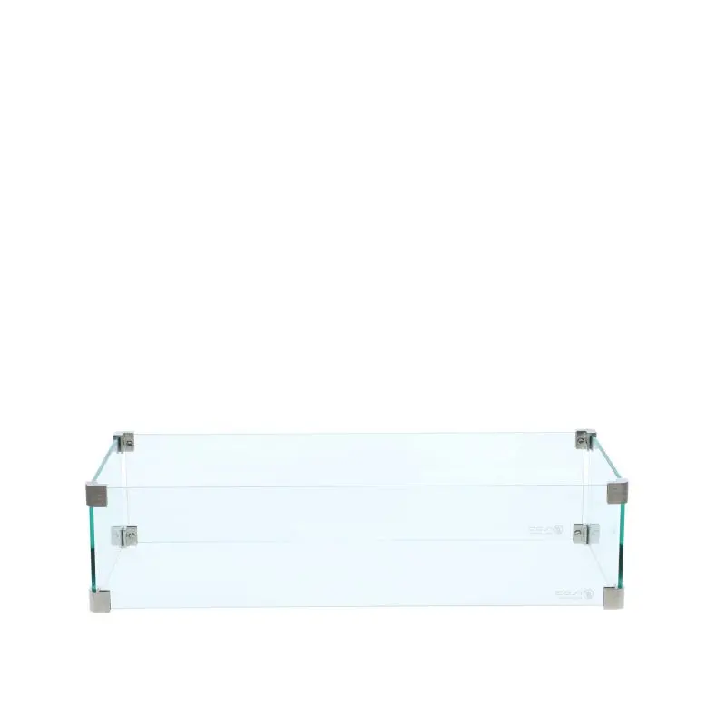 Beskyttelsesglass til peisbord 65 x 33 cm