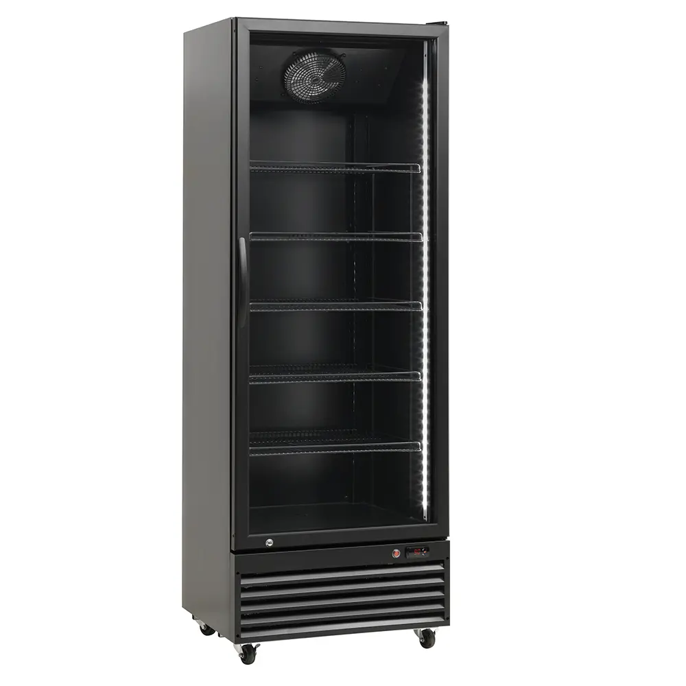 Scandomestic displaykjøleskap SD 726 BE sort 205,8 cm