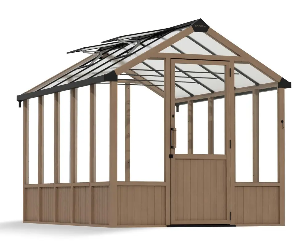 Canopia by Palram Natura Cedar drivhus i cedertre 257 x 364 cm 707580