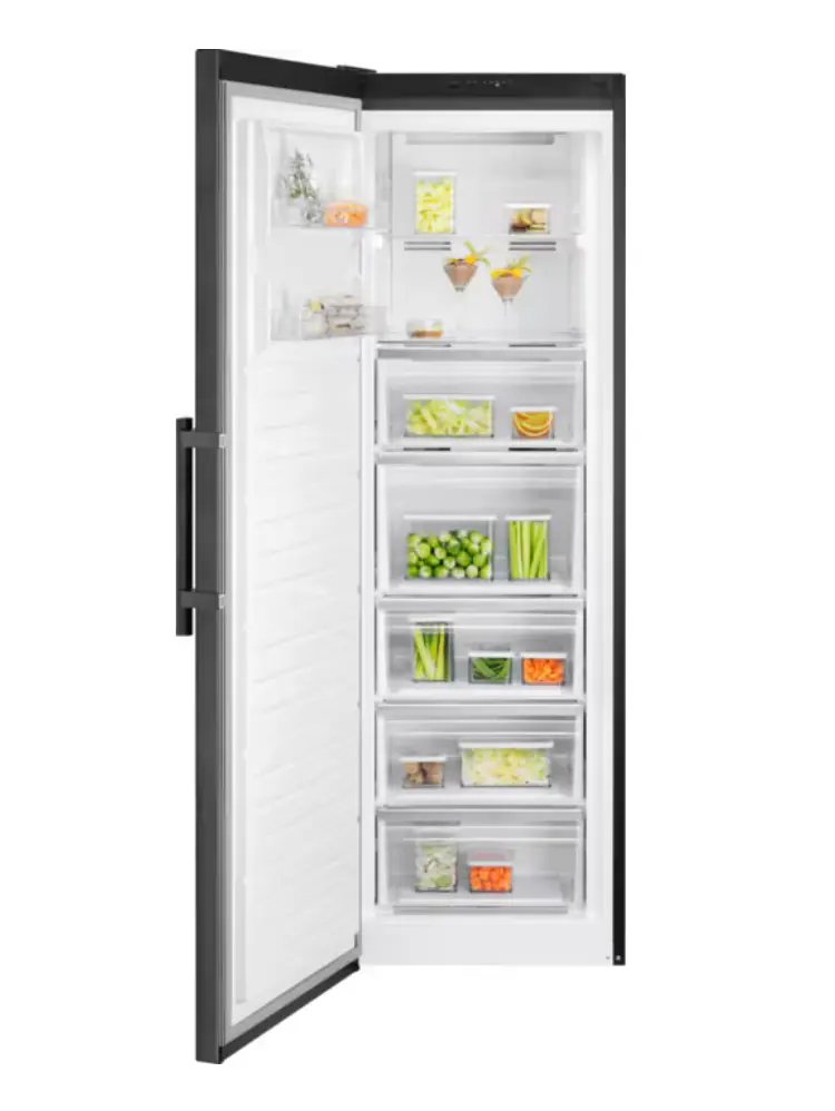 Electrolux 700 frittstående fryseskap NoFrost sort 186 cm LUS7MD28B 922717289