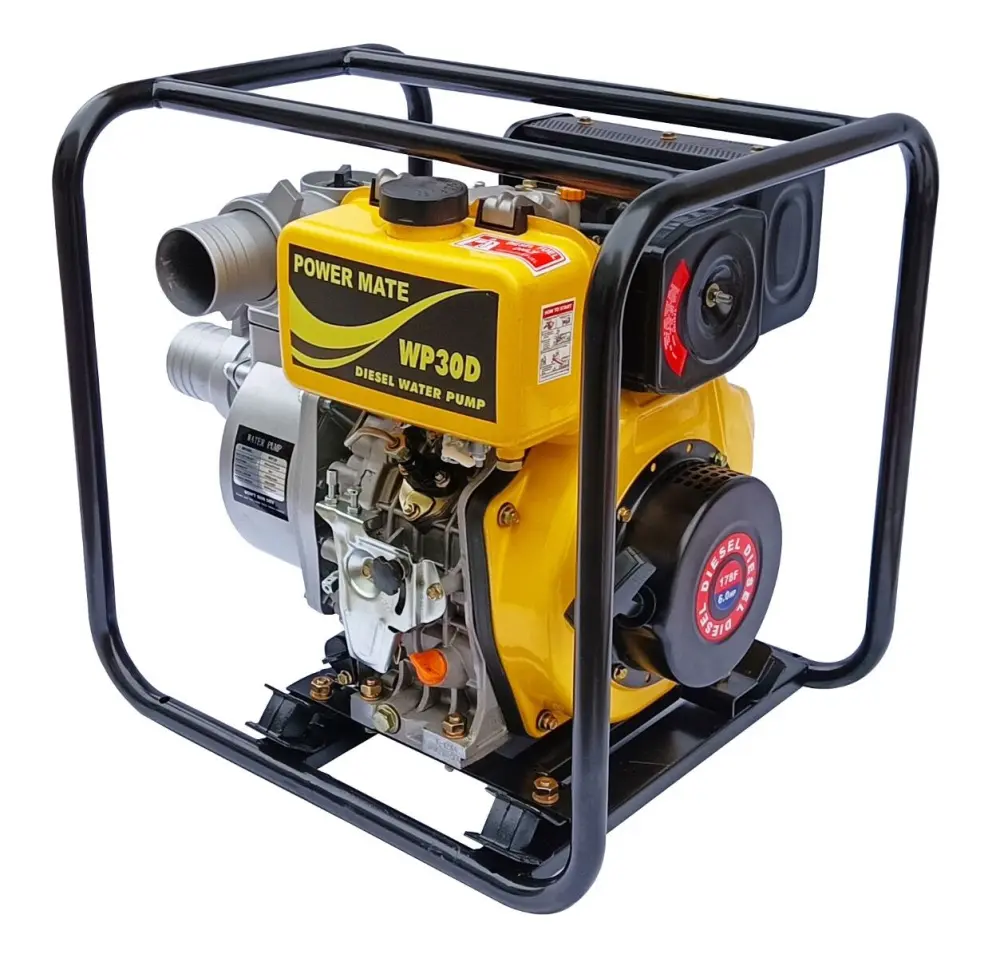 Power Mate dieseldrevet vannpumpe 8 hk