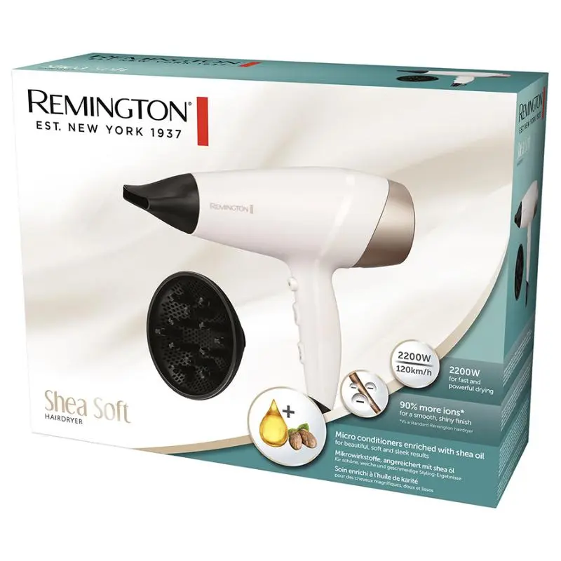 Remington hårføner shea soft 274740D