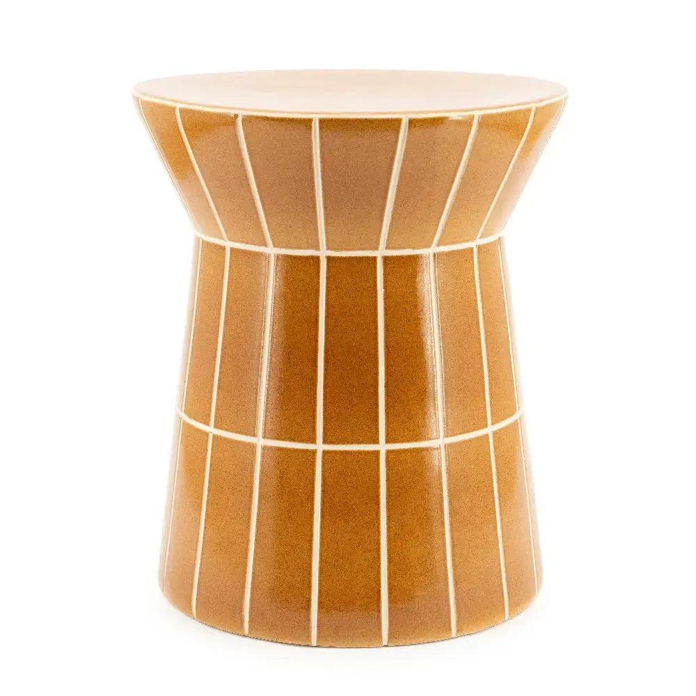 TileTastic 2 sidebord - mustard 38x38x45 cm