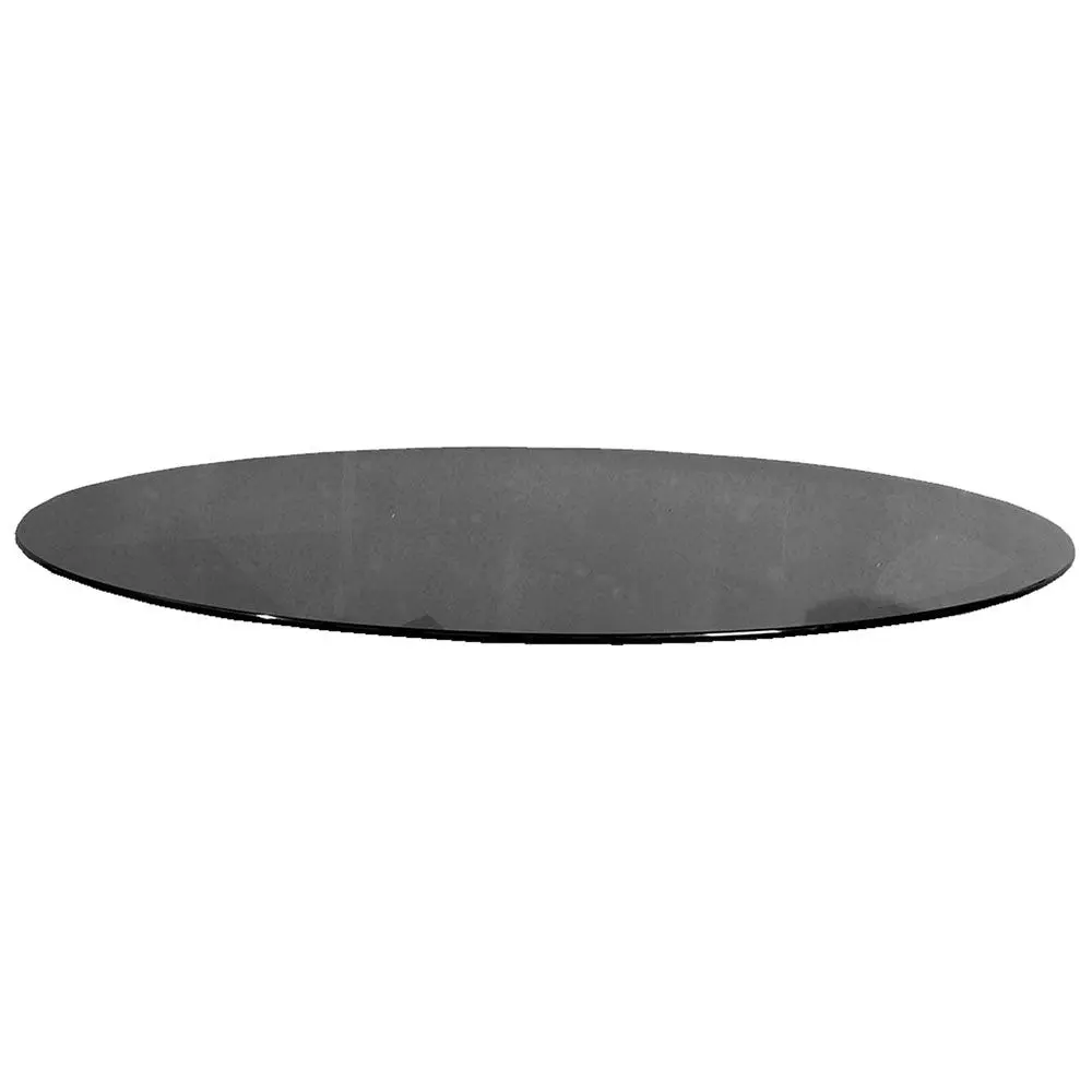 144 cm Bordplade glas sort
