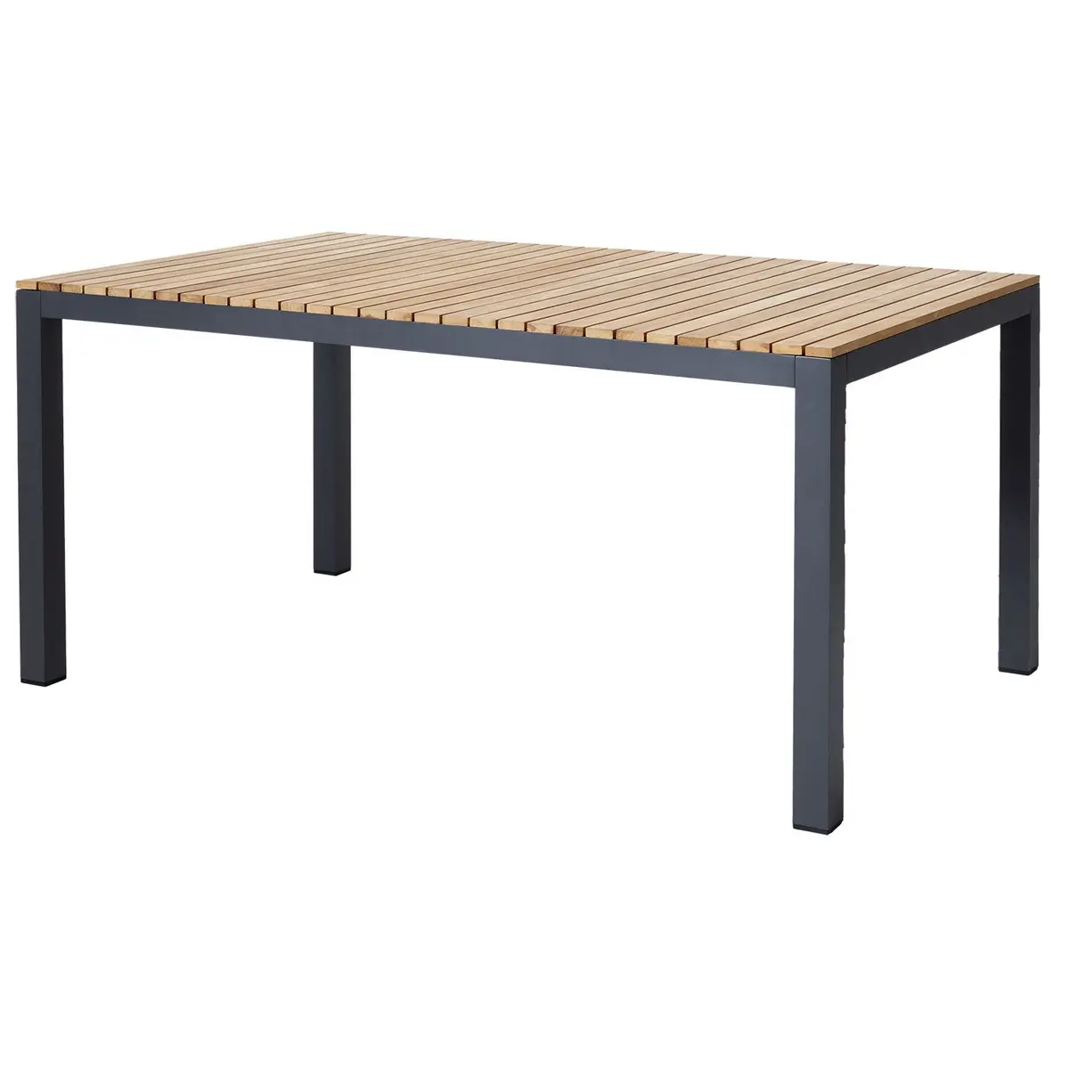 Mood 100x167 cm bord teak antracit