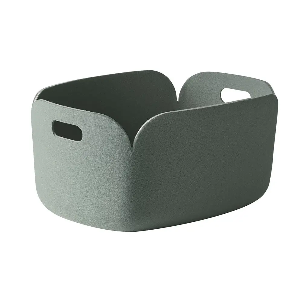 Restore Basket Oppbevaringsboks 48 x 35 cm - Dusty Green