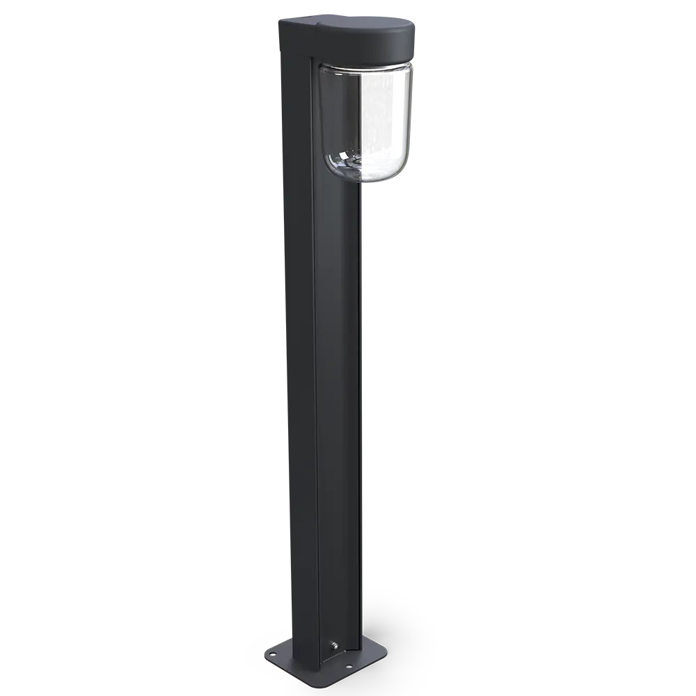 Moon pullert IP44 svart struktur LED