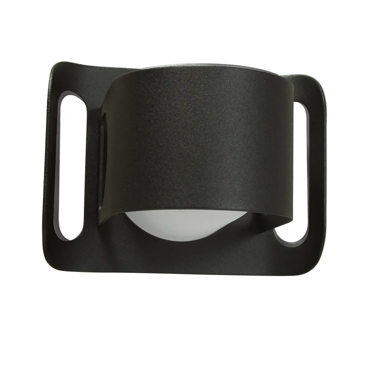 Gekko Vegglampe Ip23 Svart struktur