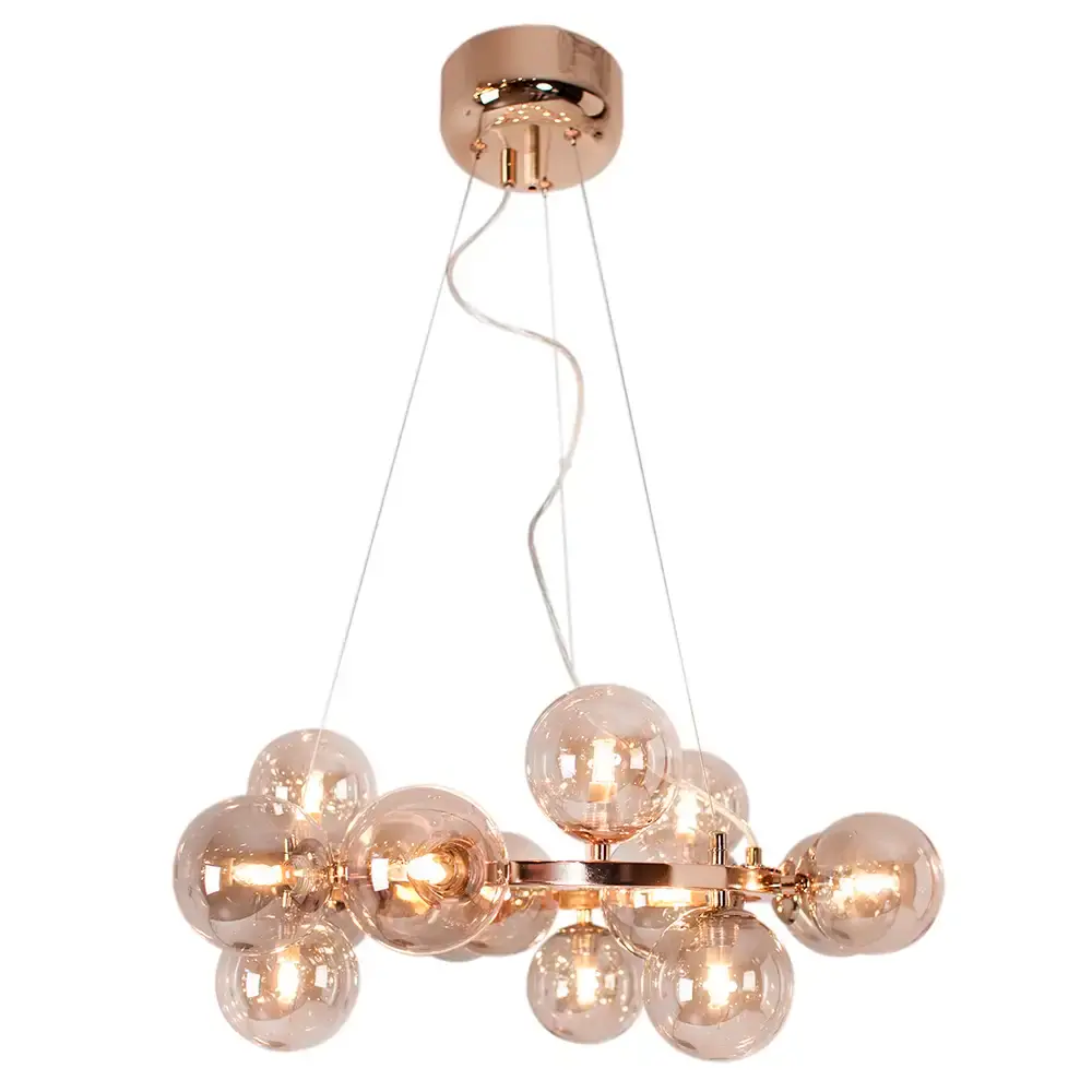 Splendor Taklampe Ø58cm Gull Amber