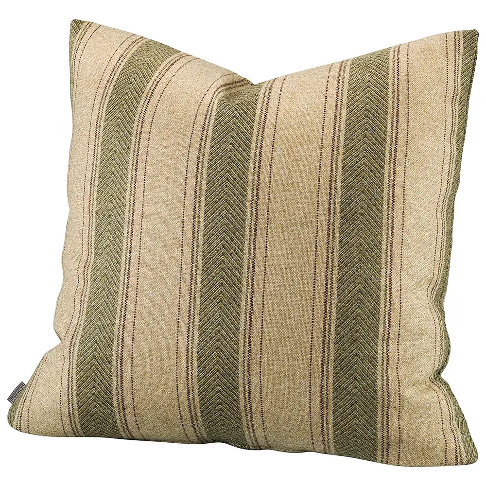 Glensdale Herringbone Olive putetrekk 60x60 cm