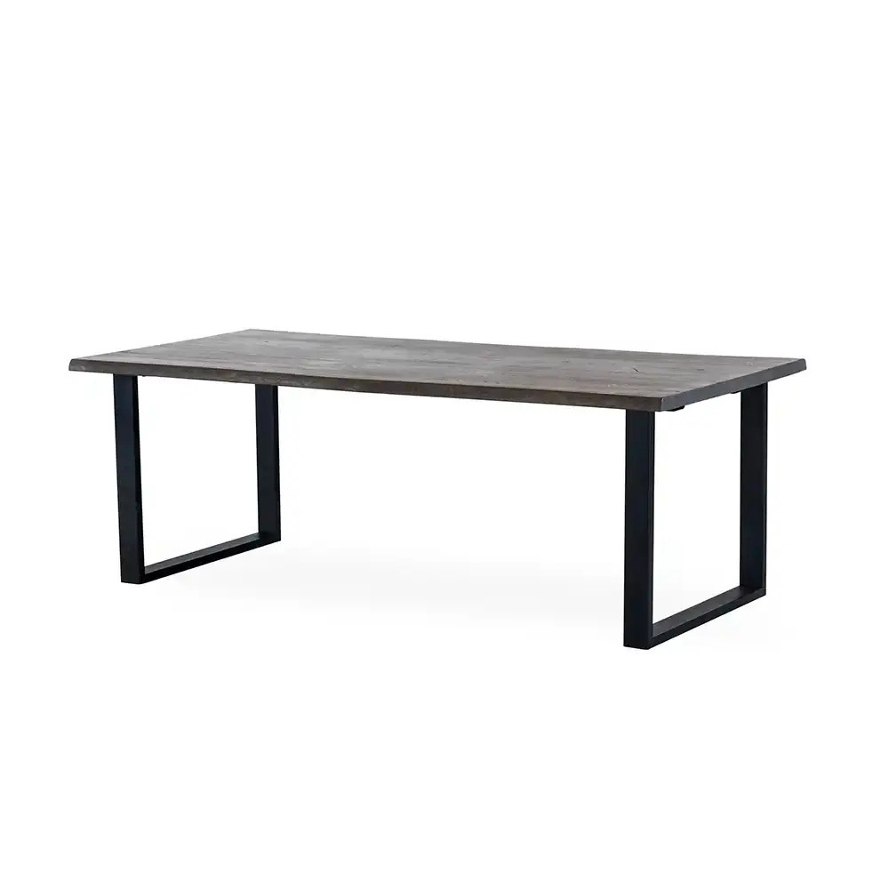Exxet spisebord 210x95 med U-ben i røkt eik