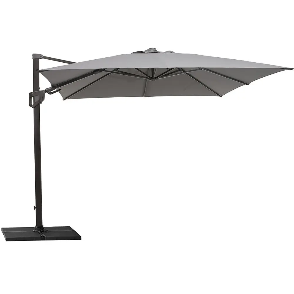 Hyde Luxe Tilt Parasoll 300X300 cm Grå