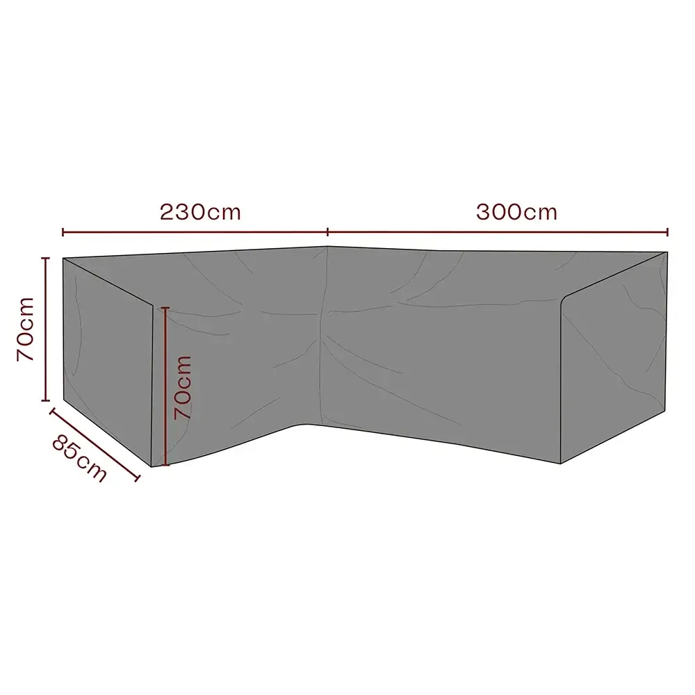 Møbeltrekk hjørnesofa 300/230x70x85 cm Premium