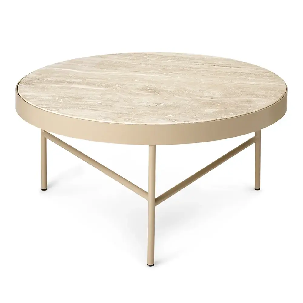 Travertine Salongbord - Cashmere