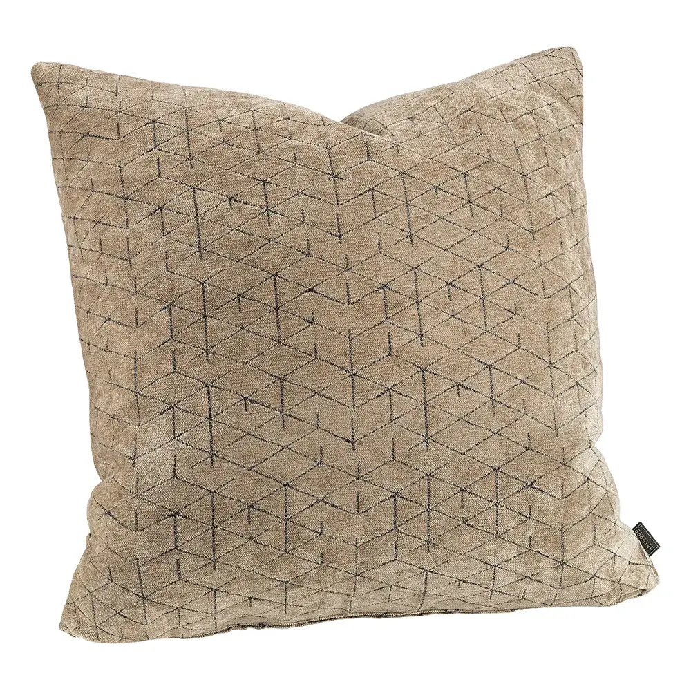 Laurel Diamond taupe putetrekk 60x40 cm