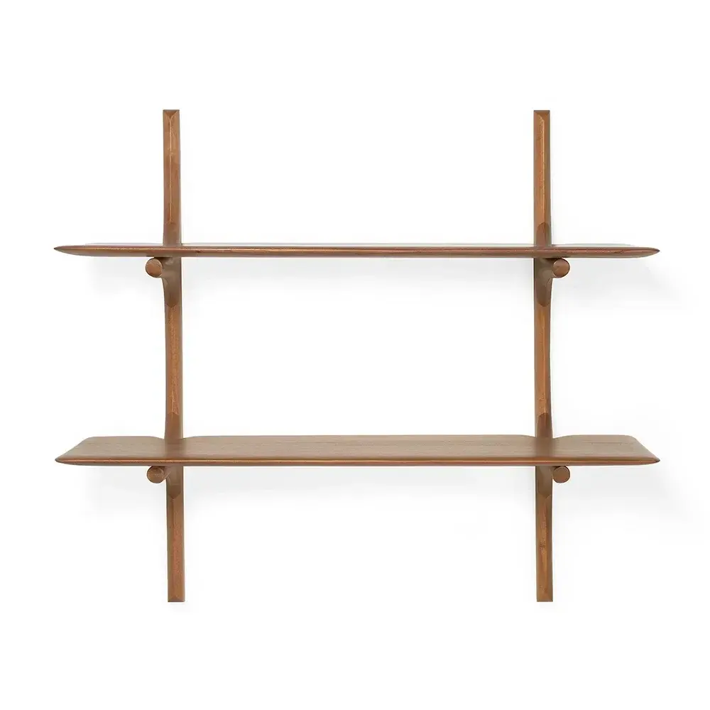 PI Vegghylle Mahogni 2 hylleplan