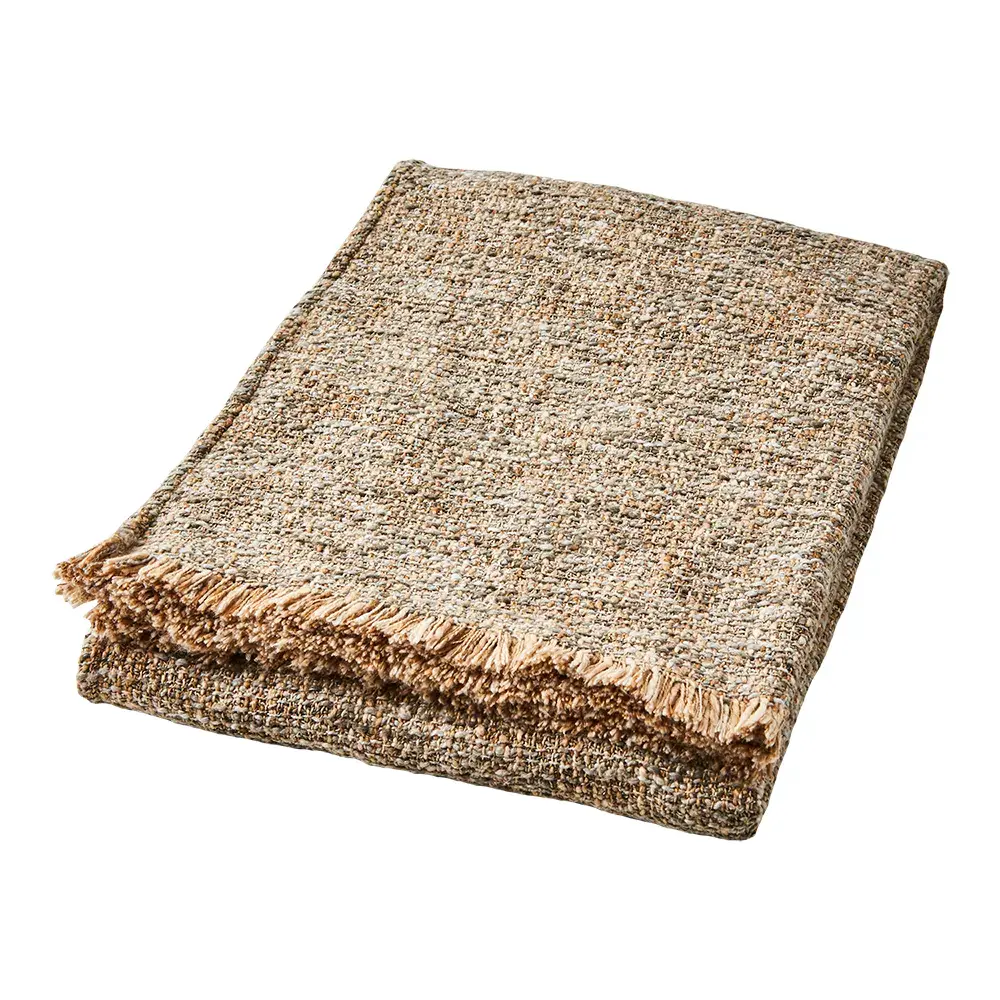  NINA rutete beige/grå