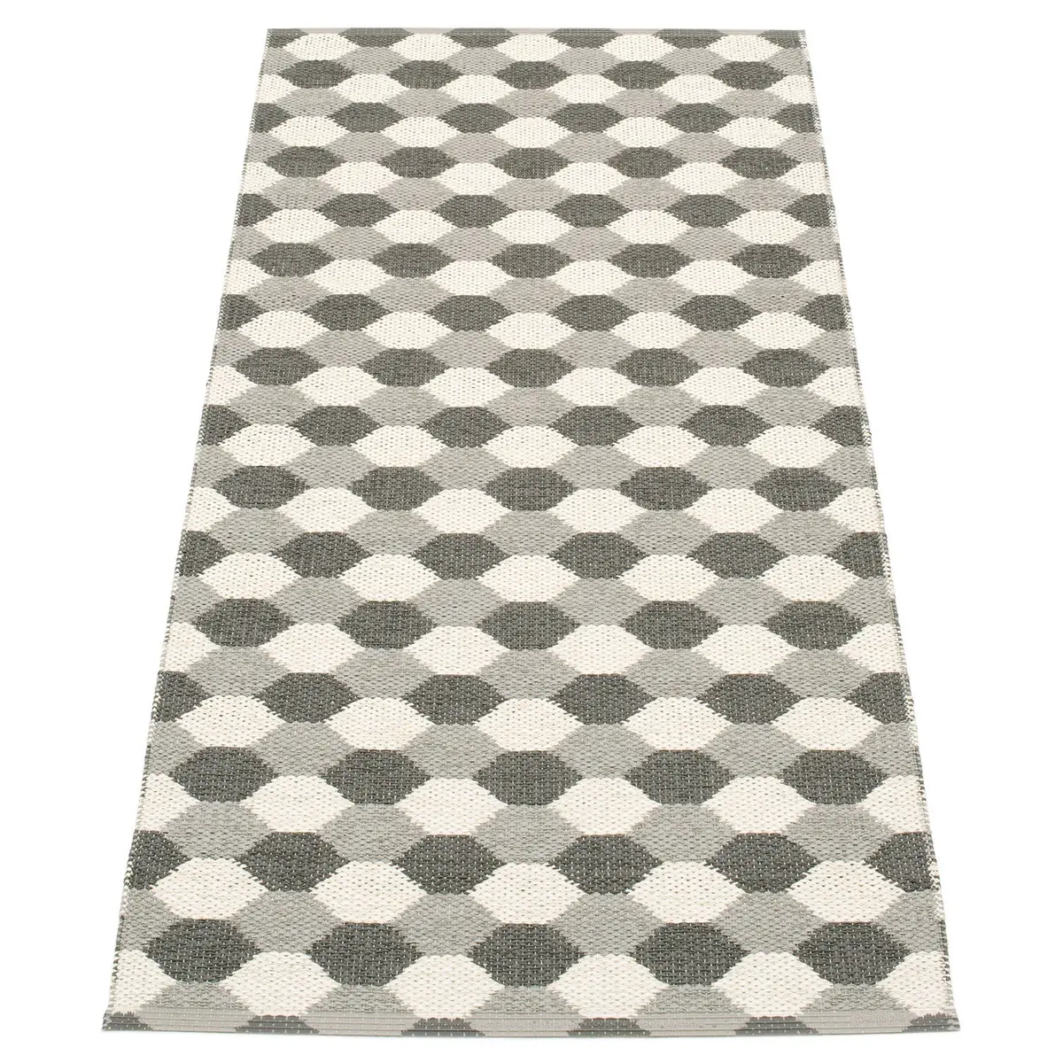 Dana matte 70x160 cm warm grey / charcoal / vanilla
