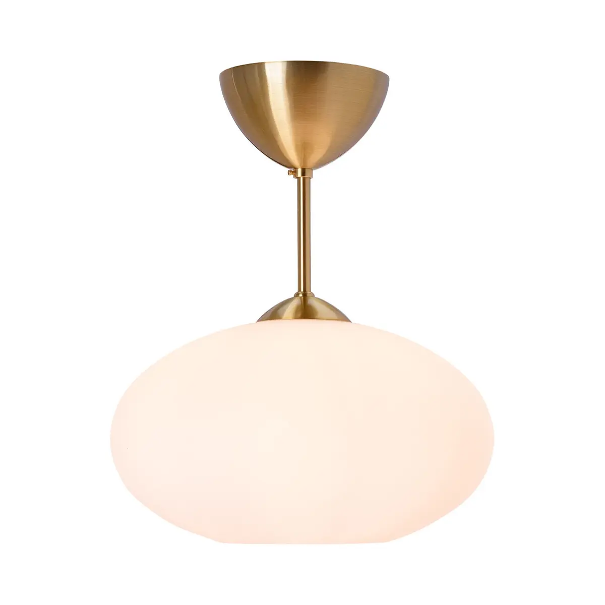 Bullo Ceiling D270 Messing/Opal glass
