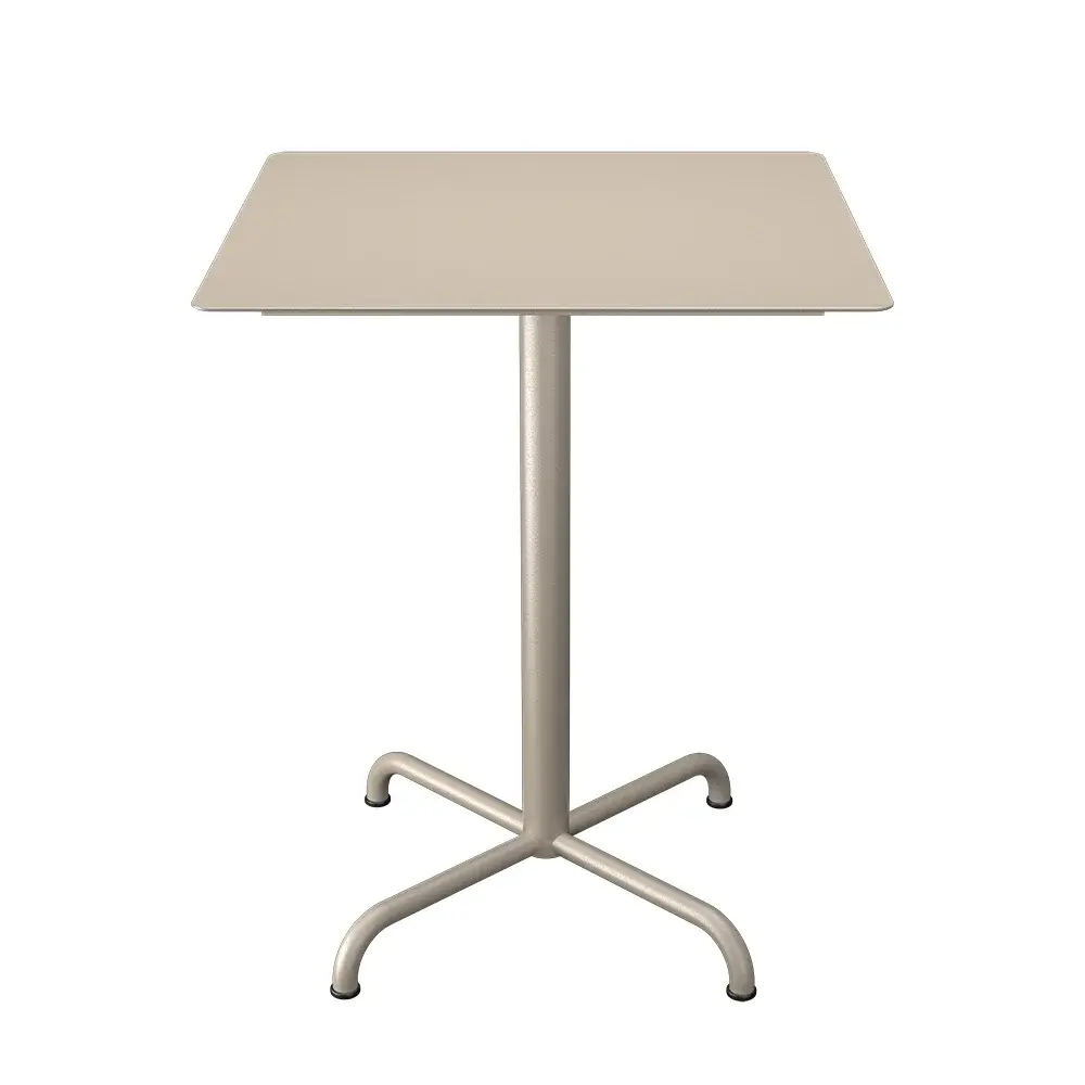 PICO Cafébord 60x60 cm, understell 4 ben Beige