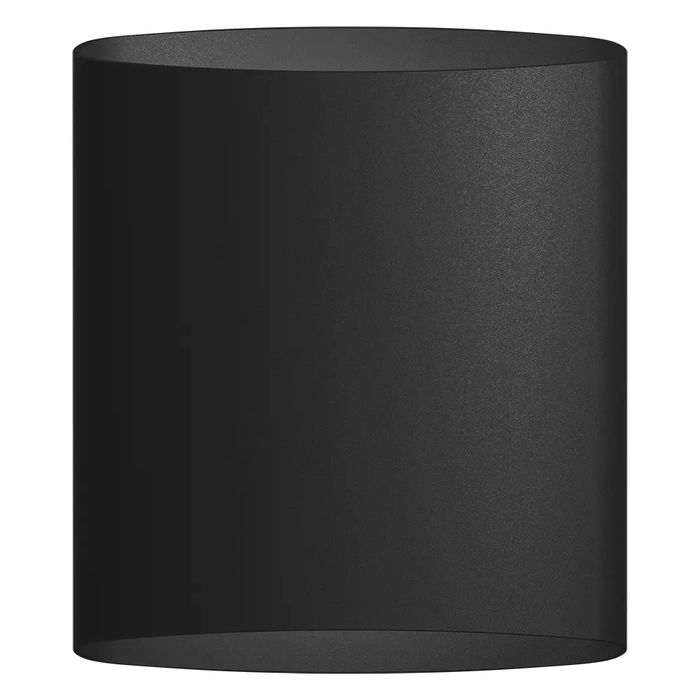 Sinne vegglampe IP44 svart struktur LED