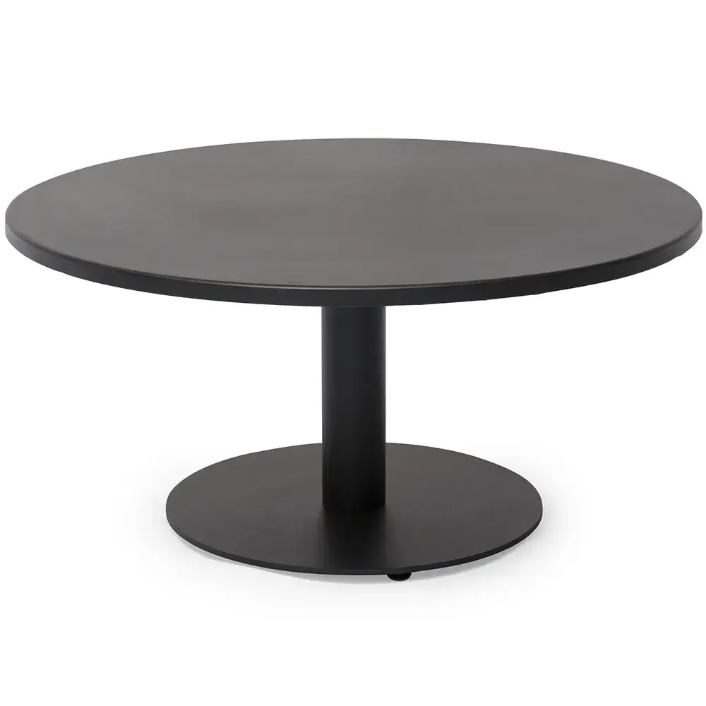 Näsby salongbord Ø80 cm Sort
